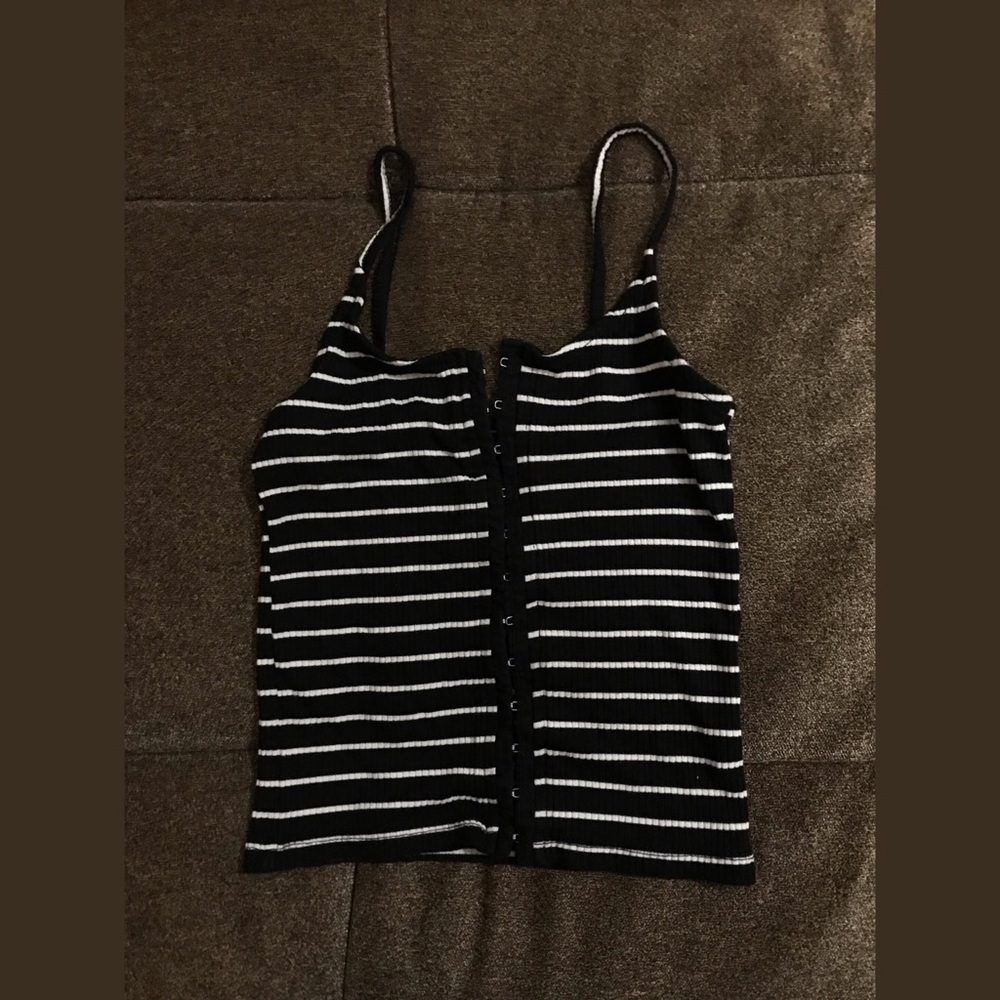 Forever21 Stripes Crop top XXS
